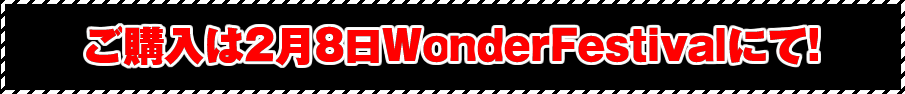 ご購入は２月８日WonderFestivalにて！